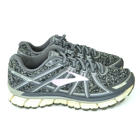 Brooks GTS 17 Women's Size 8 Gray Fabric Athletic Running Sneakers - Picture 3 of 10
